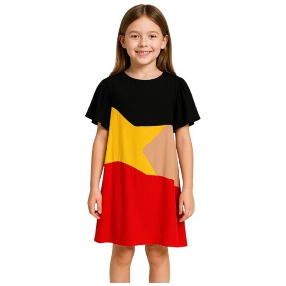 Stella McCartney Angeline Color Block Short Sleeve Girl's Dress